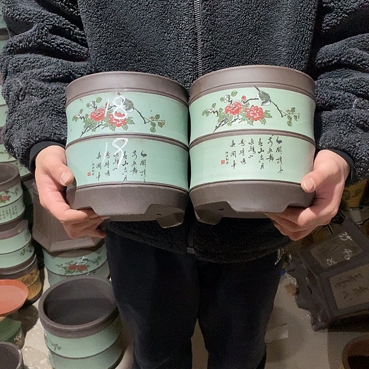 紫砂花盆紫砂花盆