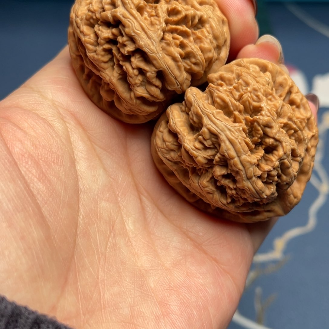 文玩核桃把件粗筋40