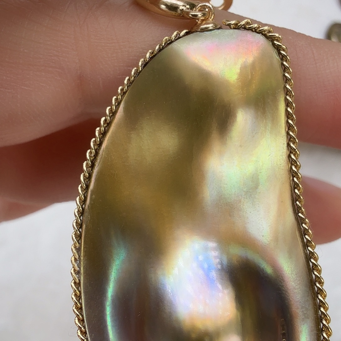 颈饰拼合珍珠（马贝珠）未镶嵌1