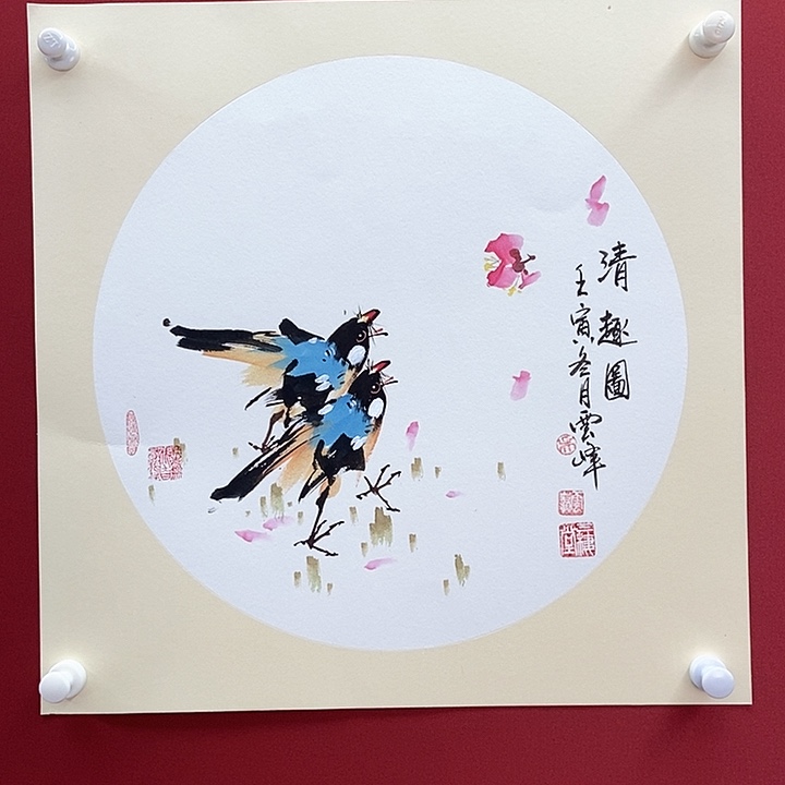 国画书画作品纯手绘