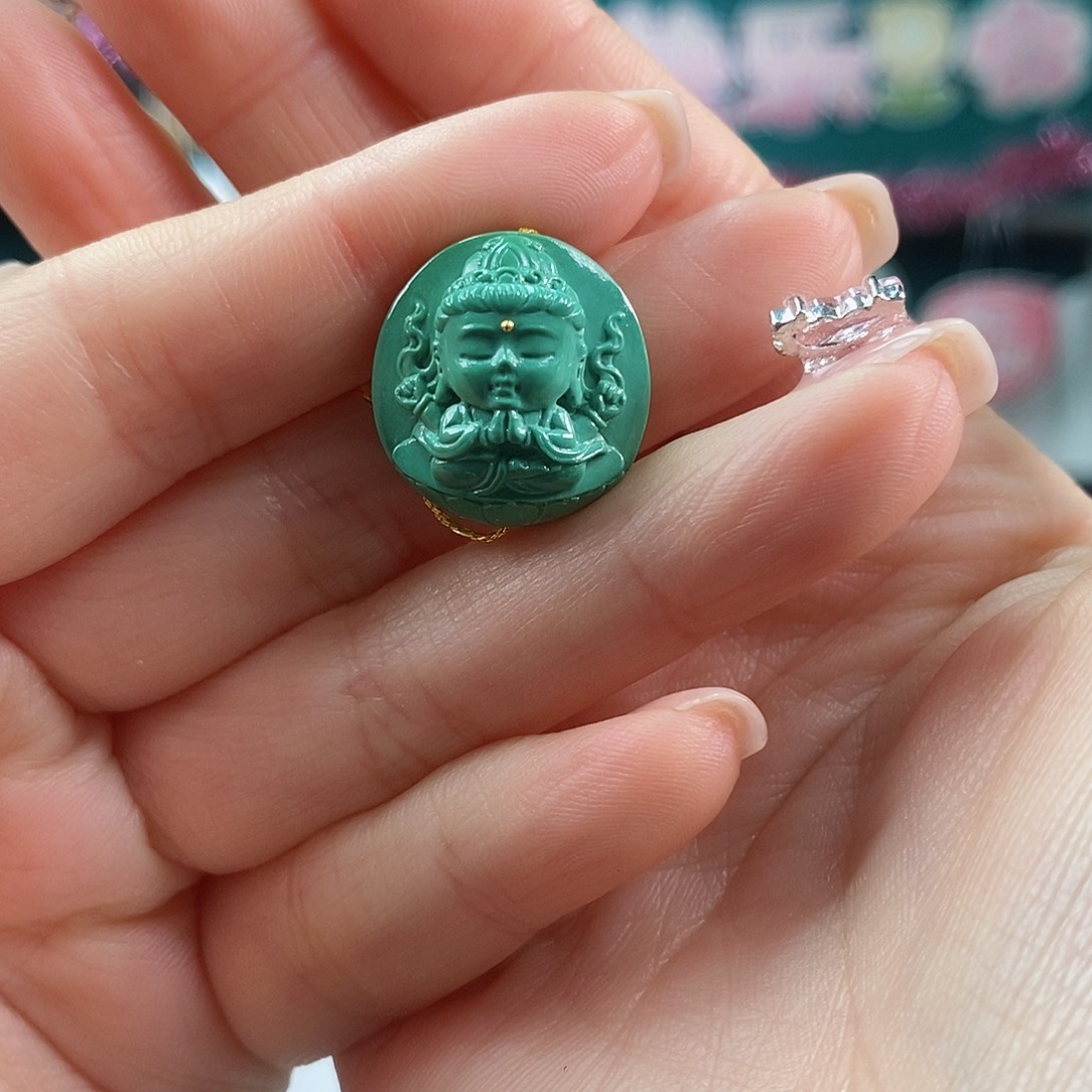 绿松石珠宝奇石未镶嵌