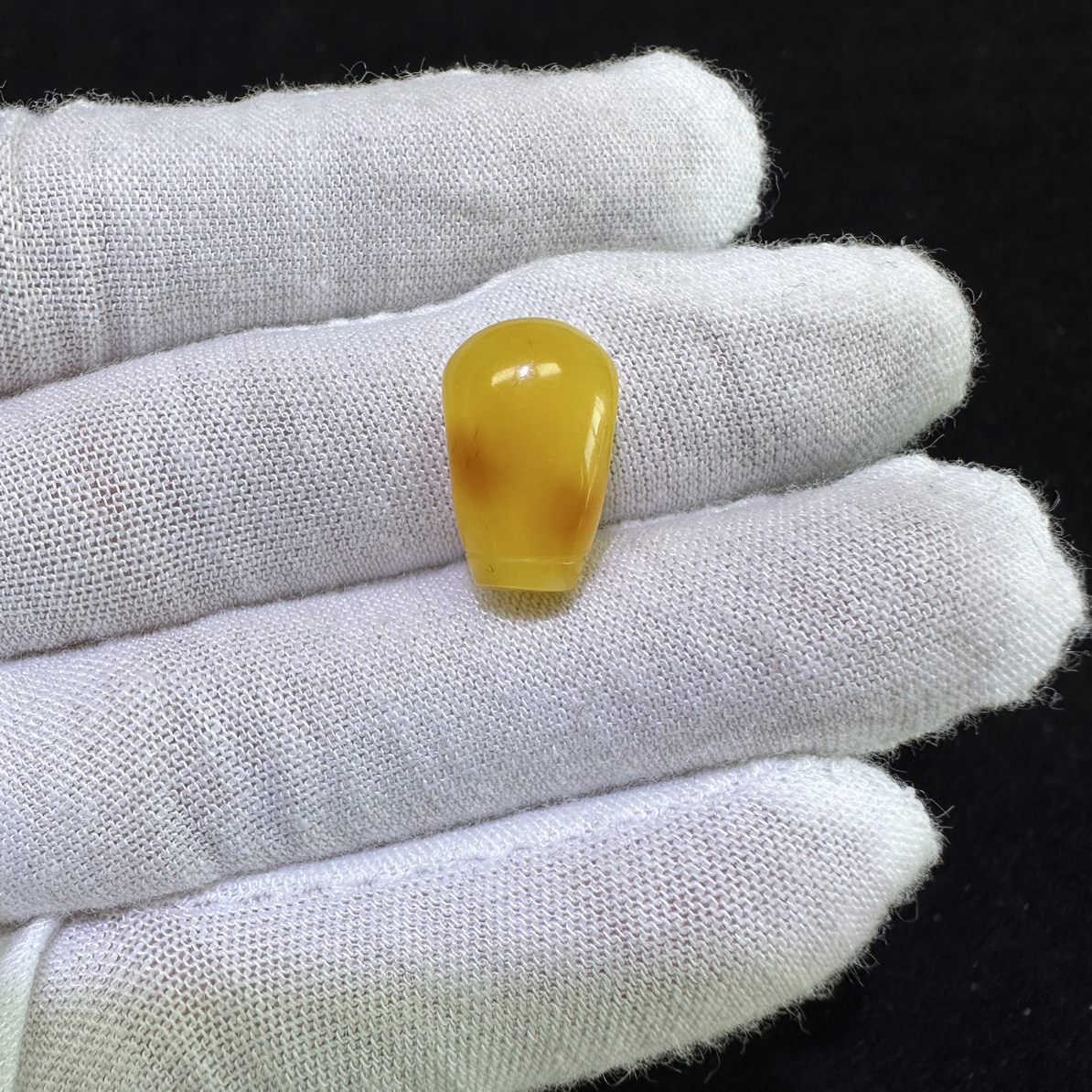 ZT3578天然蜜蜡三通西施壶对孔9.6✖️14.5无优化支持复检