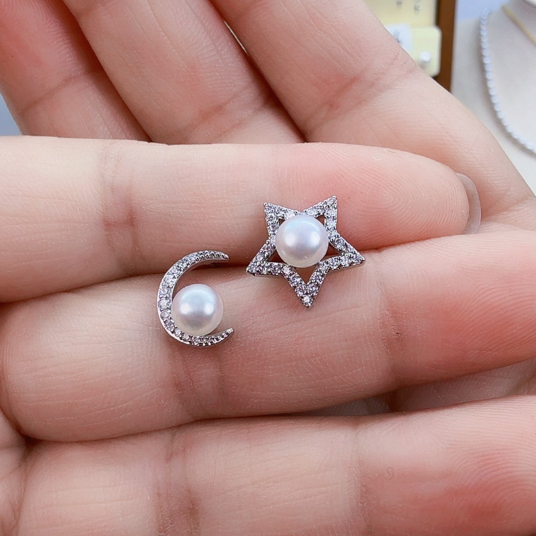 未镶嵌淡水珍珠耳饰