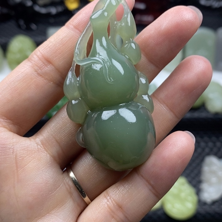 和田玉未镶嵌颈饰34