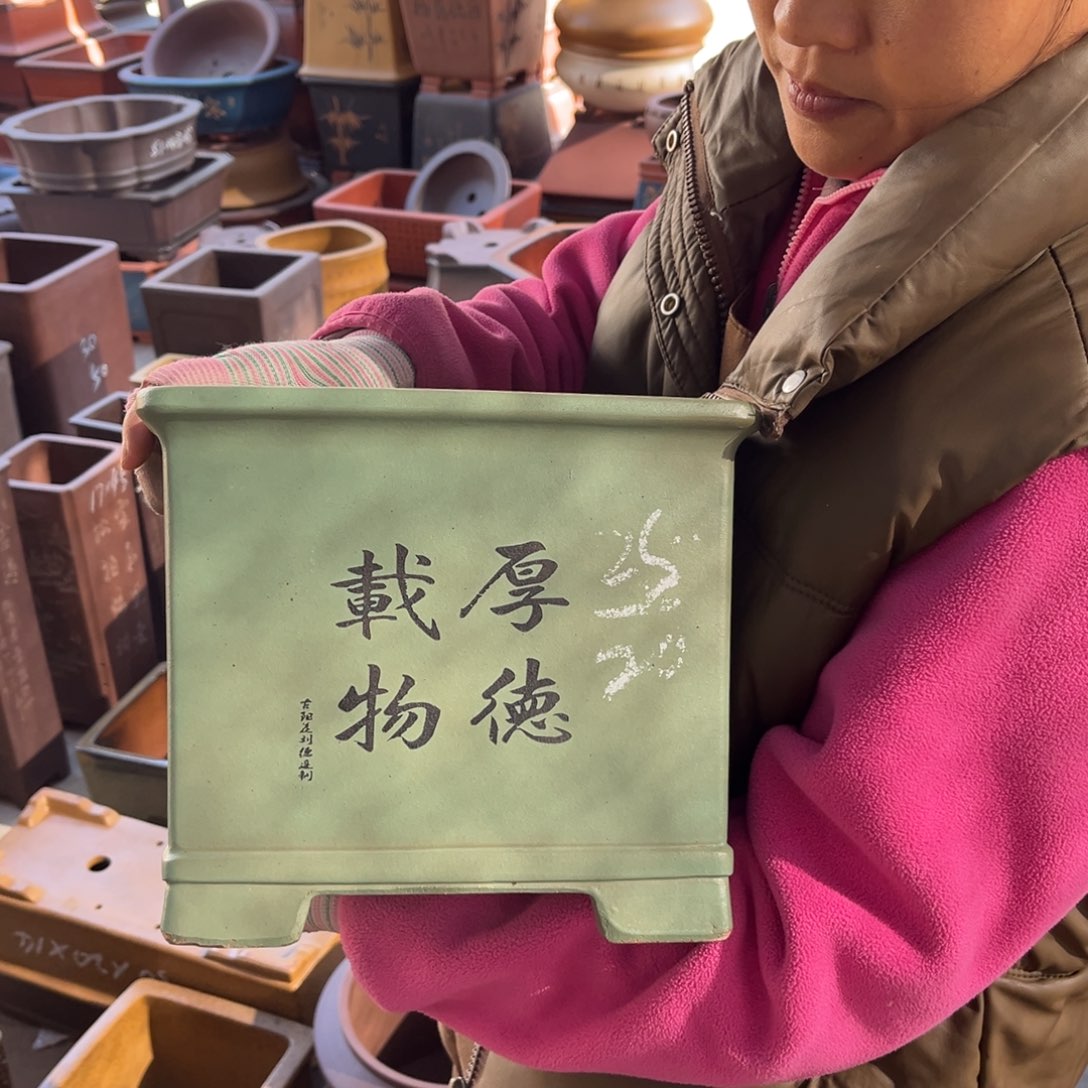 紫砂花盆盆景艺术