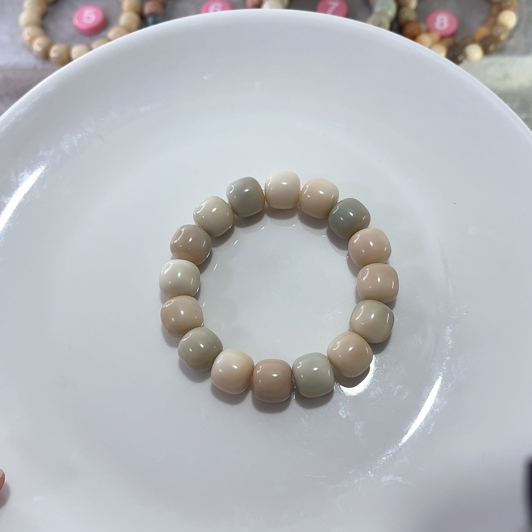 菩提根/象牙果手串M***_