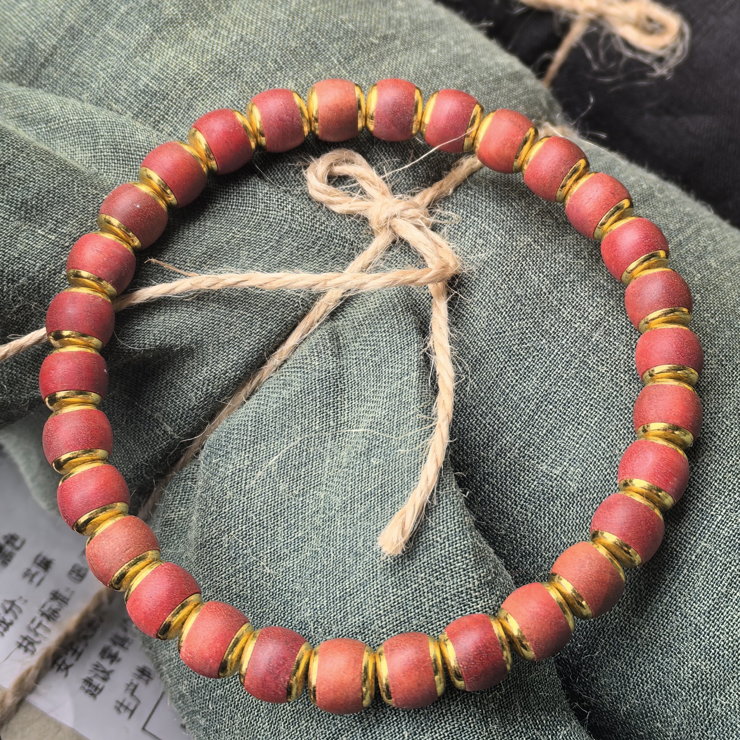 【九华大·愿】九华山老板娘高端原创设计粉象木奢侈品手串