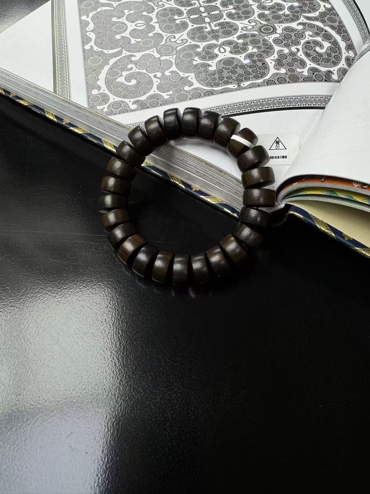 增香沉香木天然老料直切药片单圈628