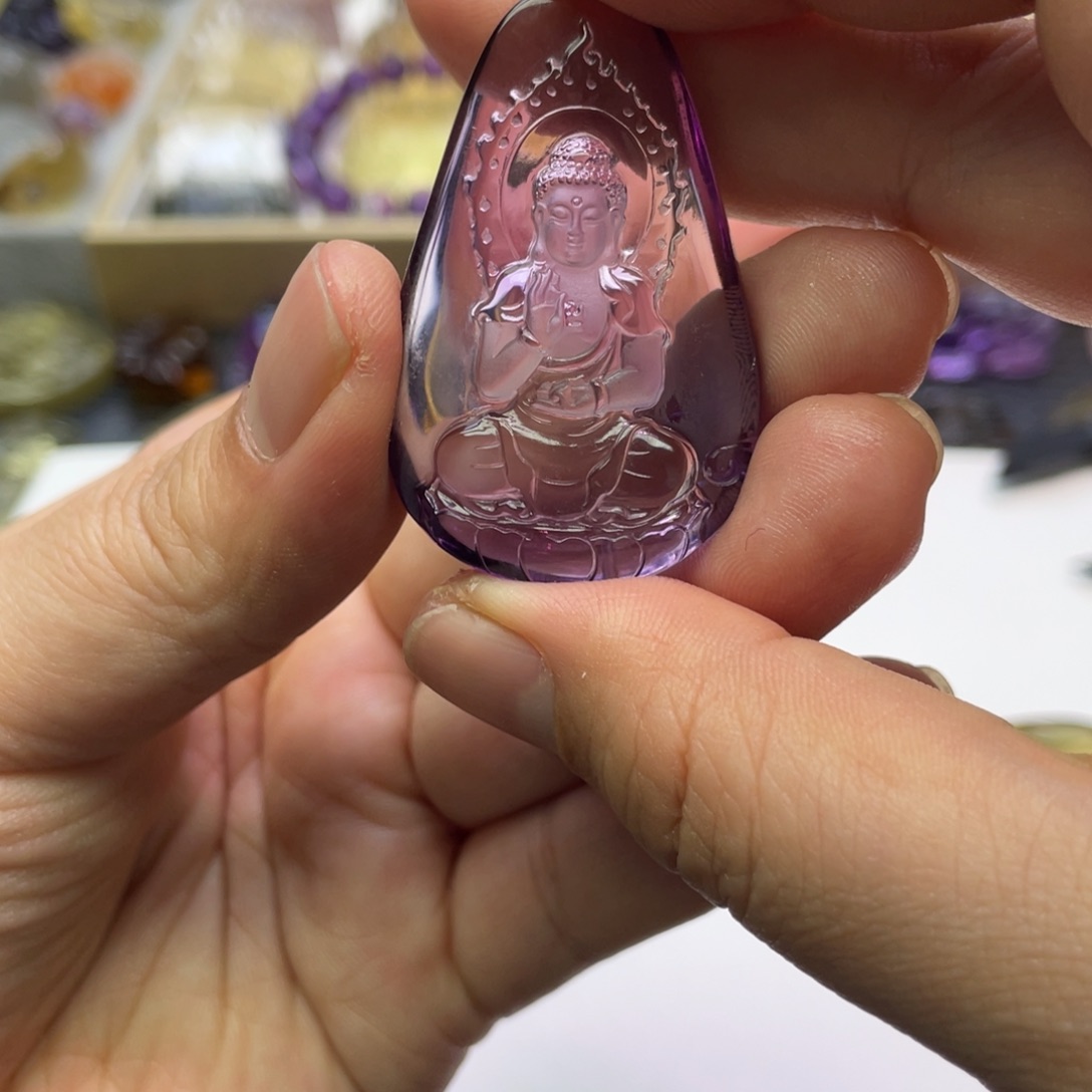 水晶颈饰未镶嵌L****u定制