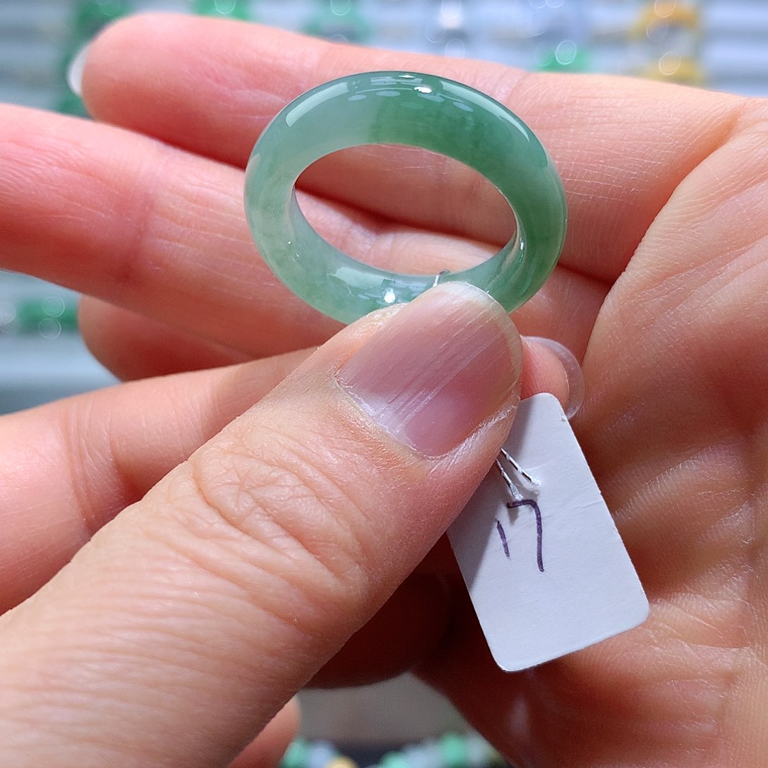 翡翠戒指未镶嵌17号