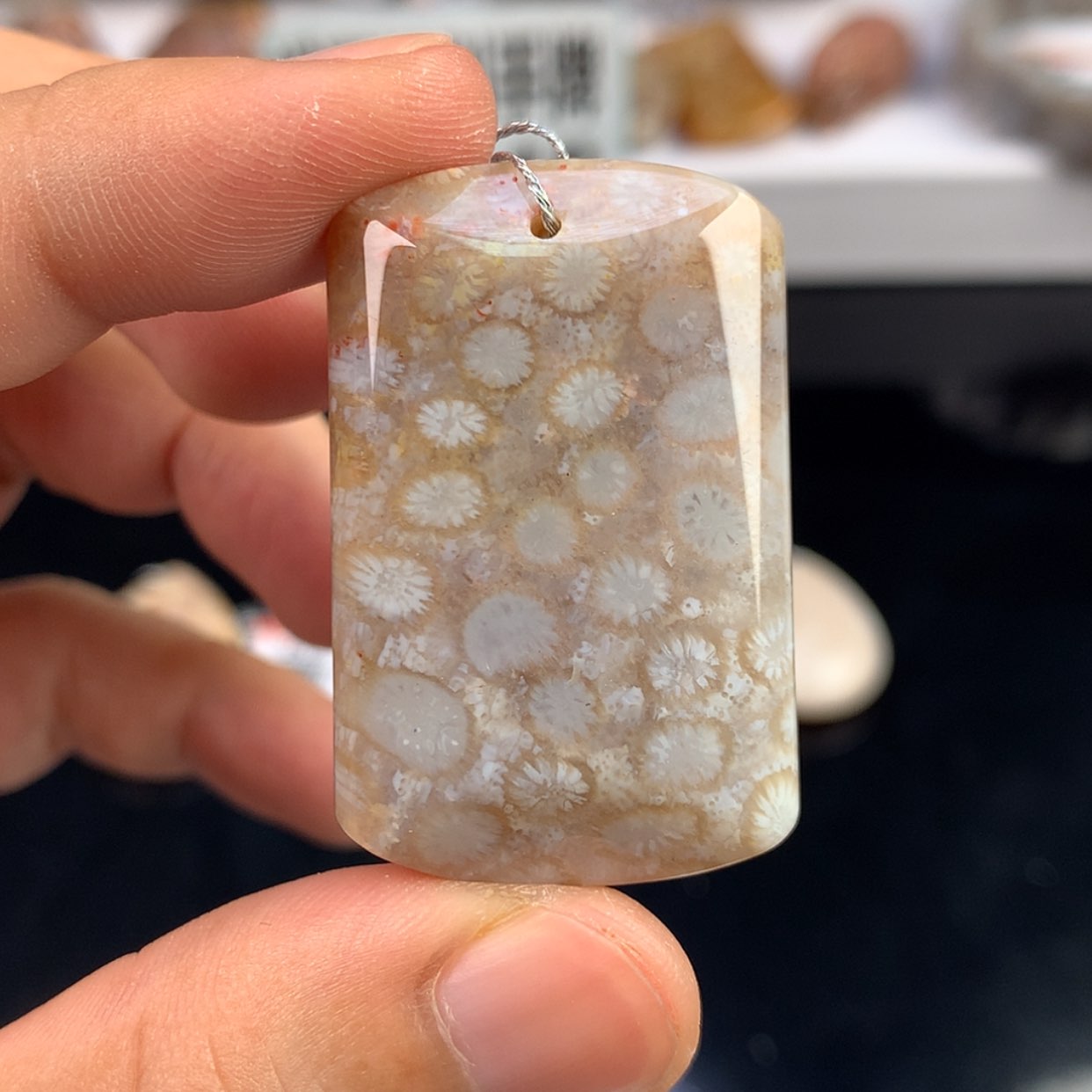 【闪购商品】硅化珊瑚（珊瑚玉）手镯未镶嵌开播福利！（107号）