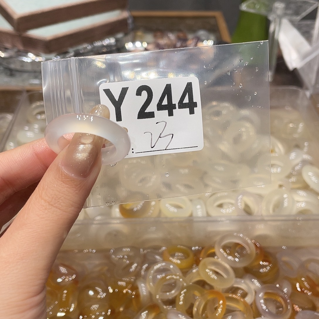 玛瑙/玉髓未镶嵌戒指244