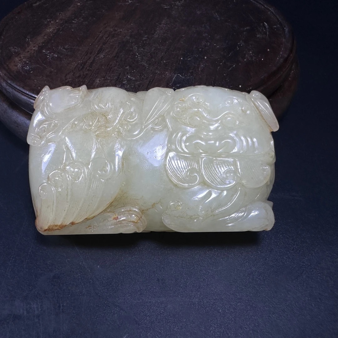 和田玉狮子带板