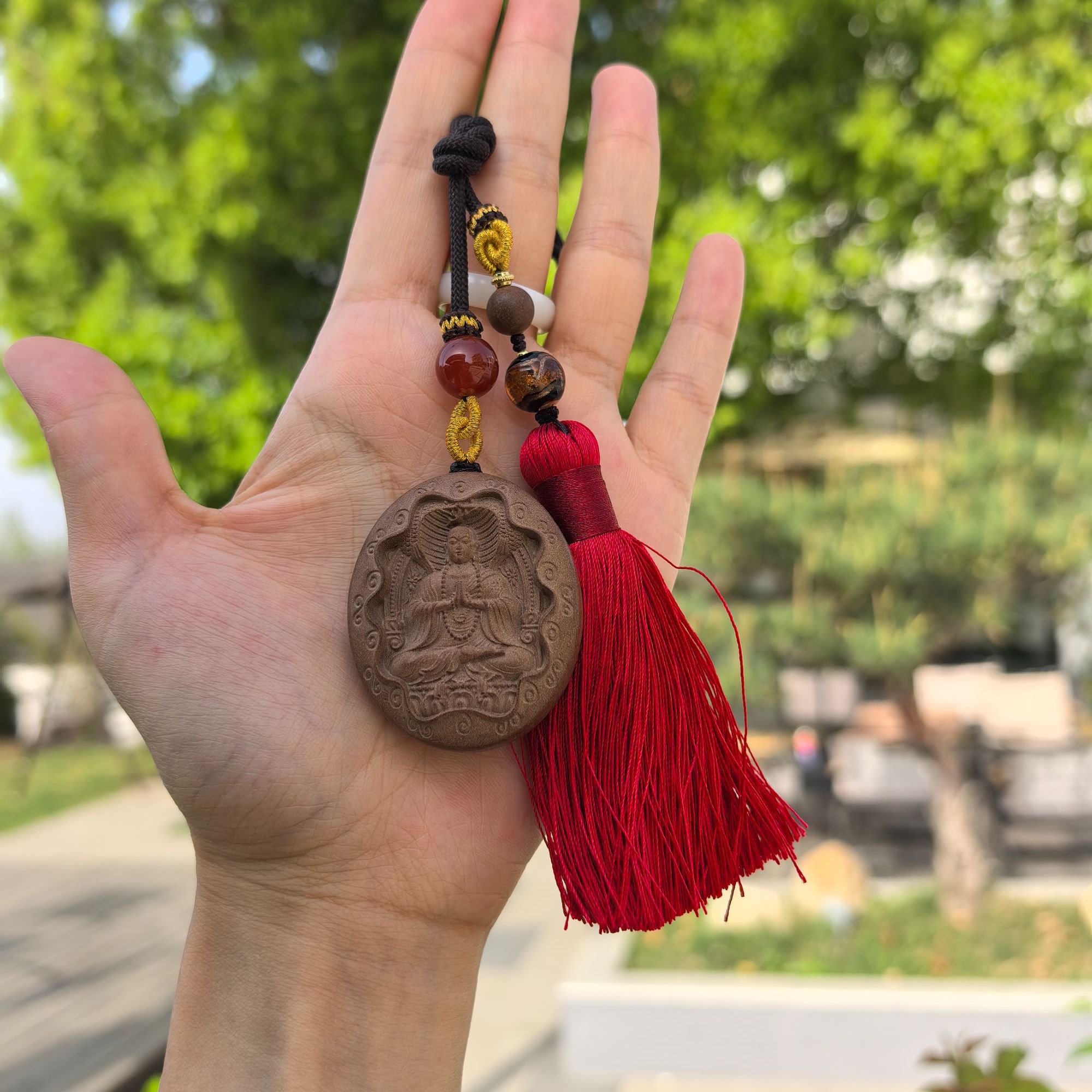 【香掌柜】地老师九华深缘合香香牌挂件（发一件）