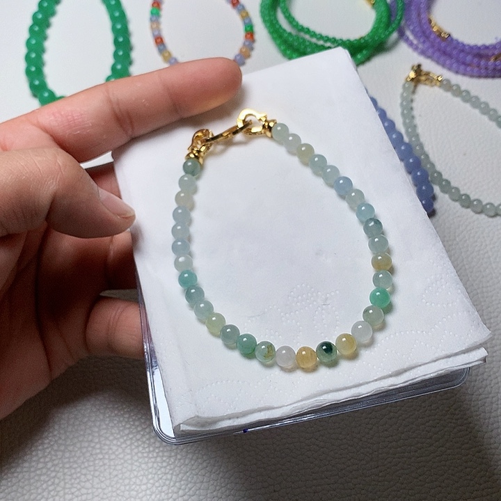 定制翡翠未镶嵌天然缅甸翡翠A货卡6