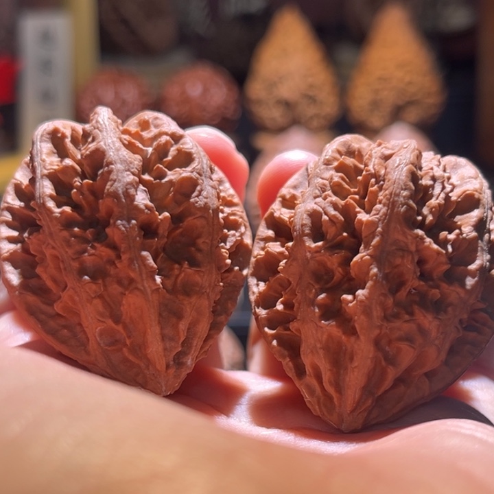 文玩核桃吊坠八棱凹底奶嘴塔8