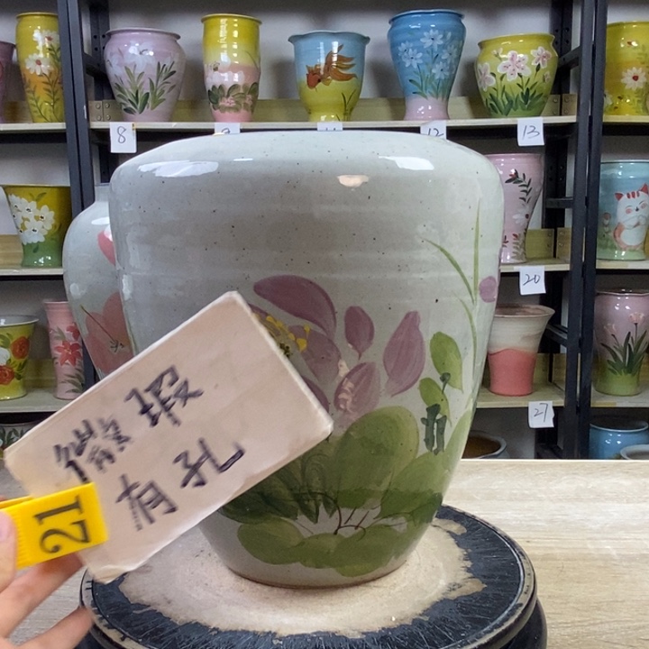 景德镇高温陶瓷花盆