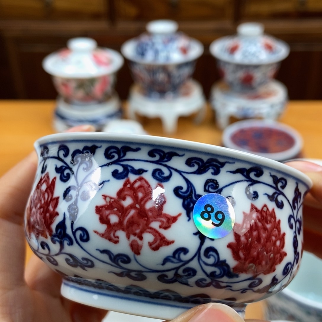 手绘现代茶具非古董