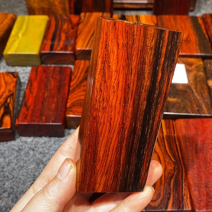 山***山交趾黄檀（大红酸枝）细烟盒