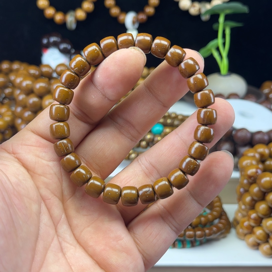紫金鼠手串练手款！  紫金鼠实心直切手串