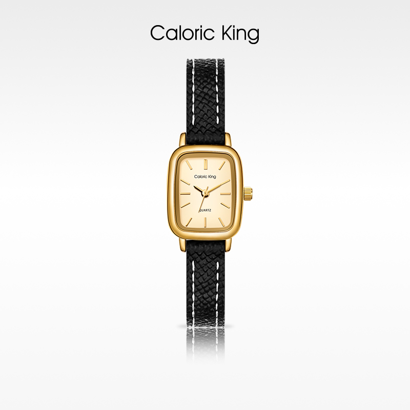 凯卡思Caloric King【经典】复古时尚进口机芯防水小巧手表女款