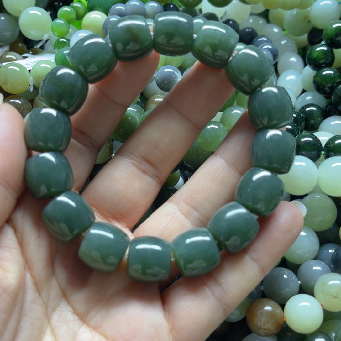 和田玉手链未镶嵌