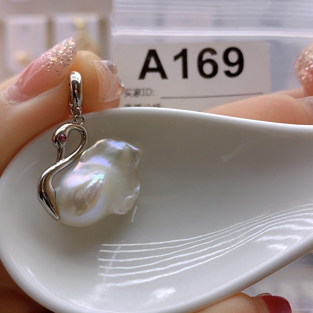 淡水珍珠颈饰银S925镶嵌