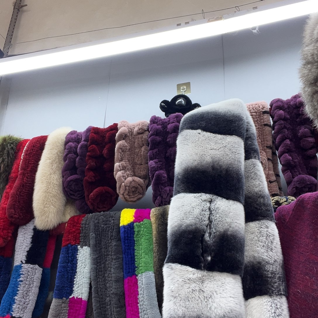 美丽诺羊毛龙猫色围巾