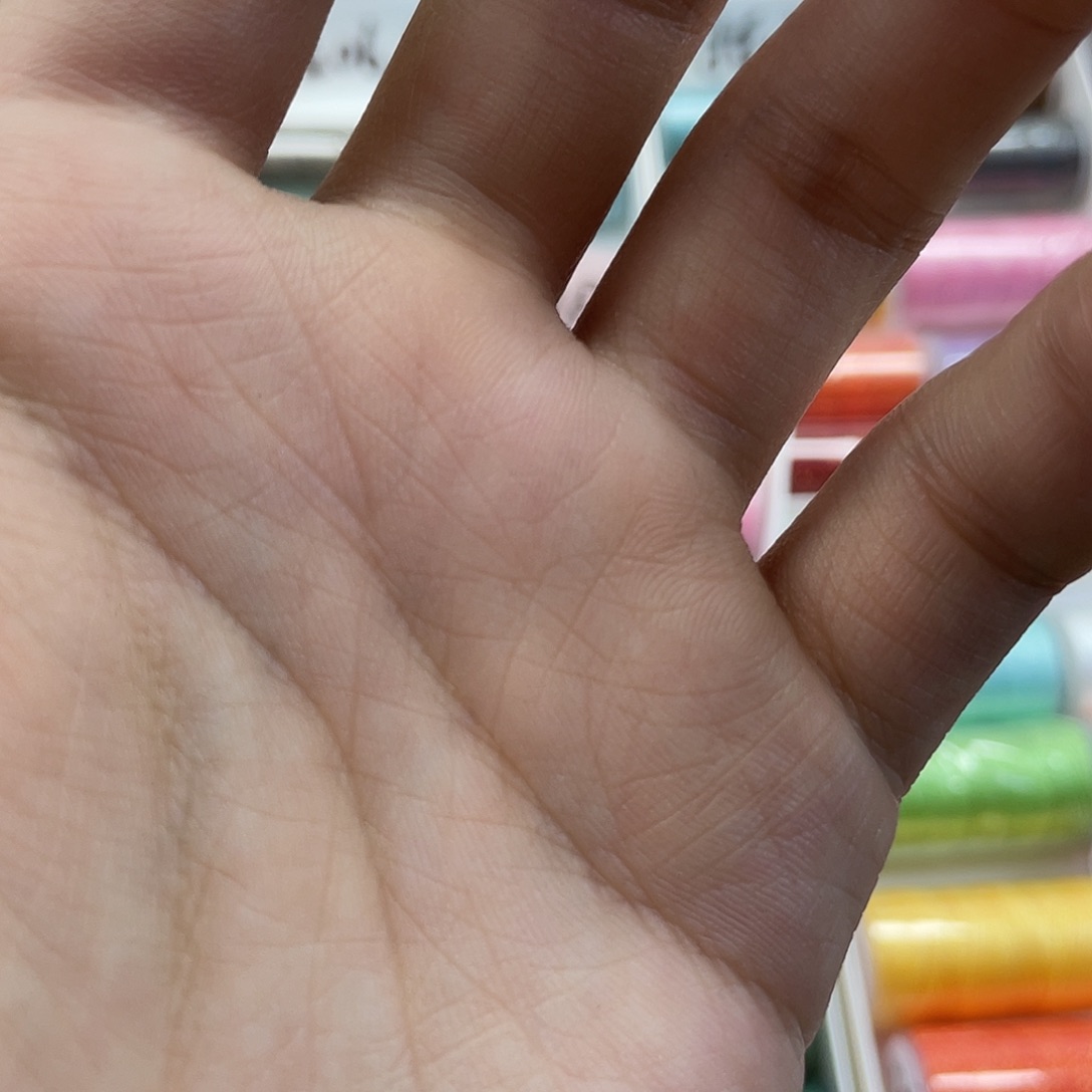 隔***刘聚酯纤维4股12克星空粉绿10色