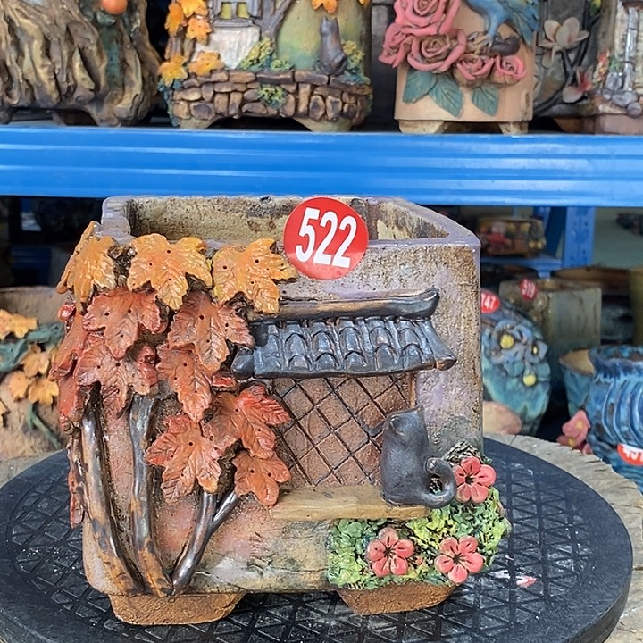 微瑕522 号陶然花器手工花盆