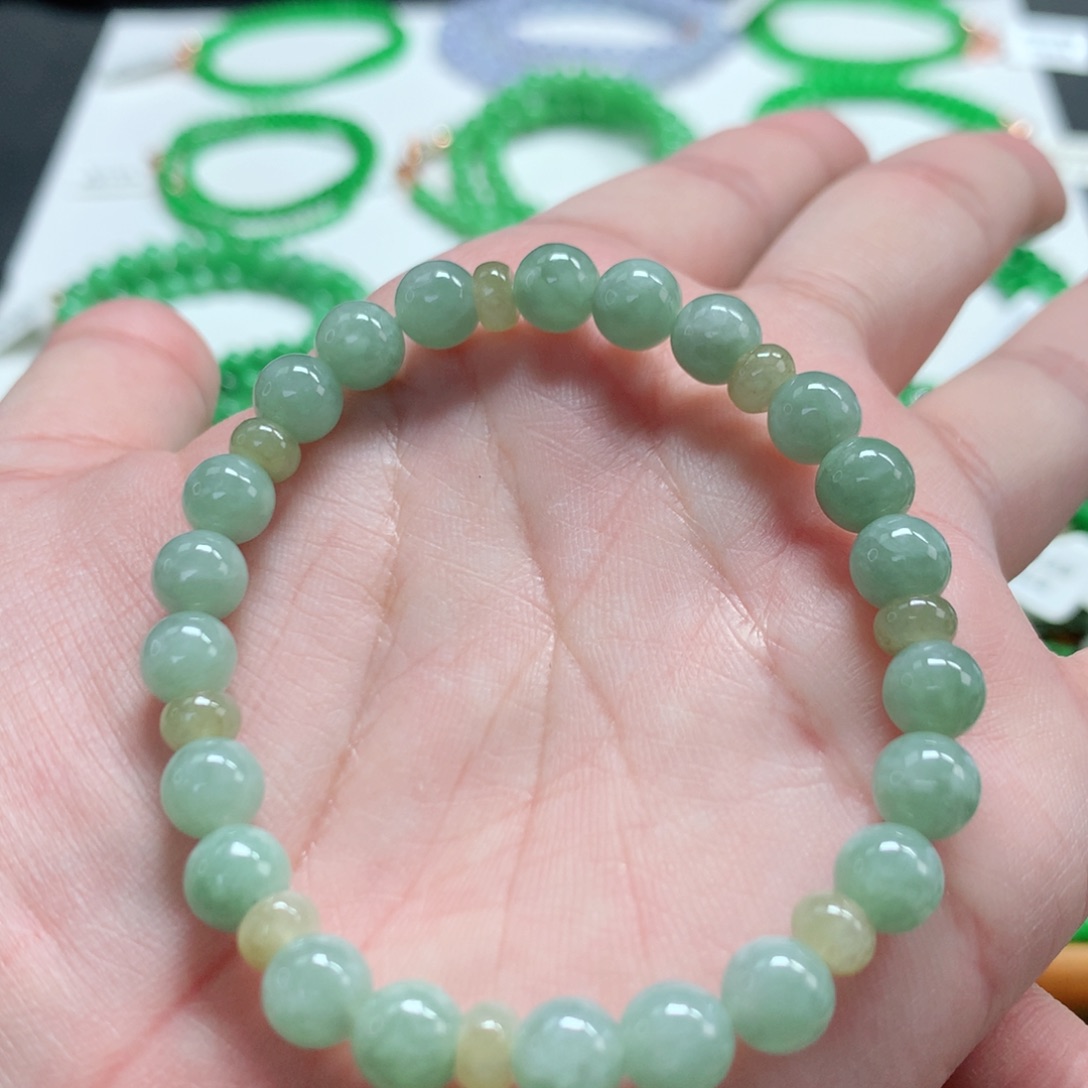 翡翠未镶嵌手链翡翠