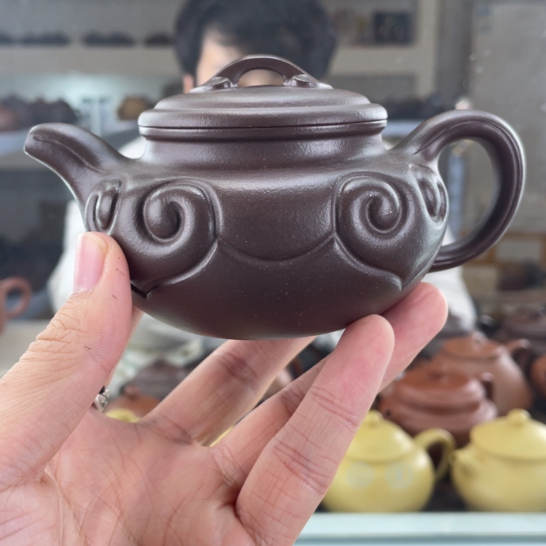 茶壶紫砂200cc天青茶壶