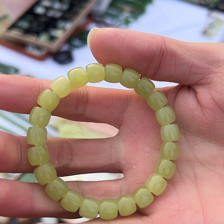 和田玉手串未镶嵌