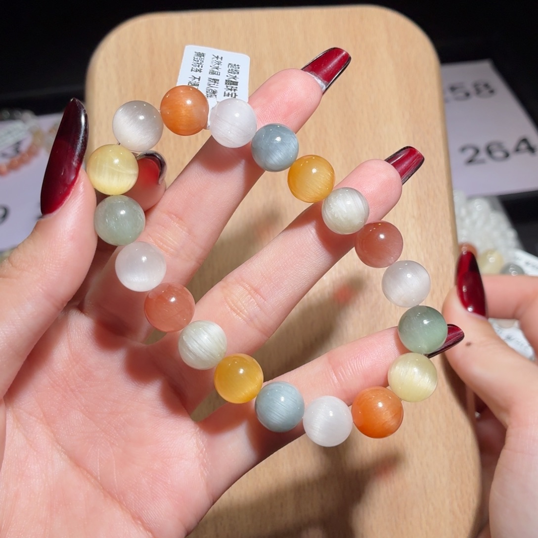 未镶嵌手链水晶255号多样性发一I 10+