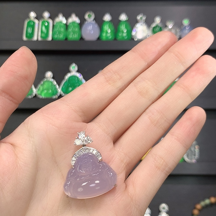 i***7玛瑙/玉髓银S925镶嵌颈饰