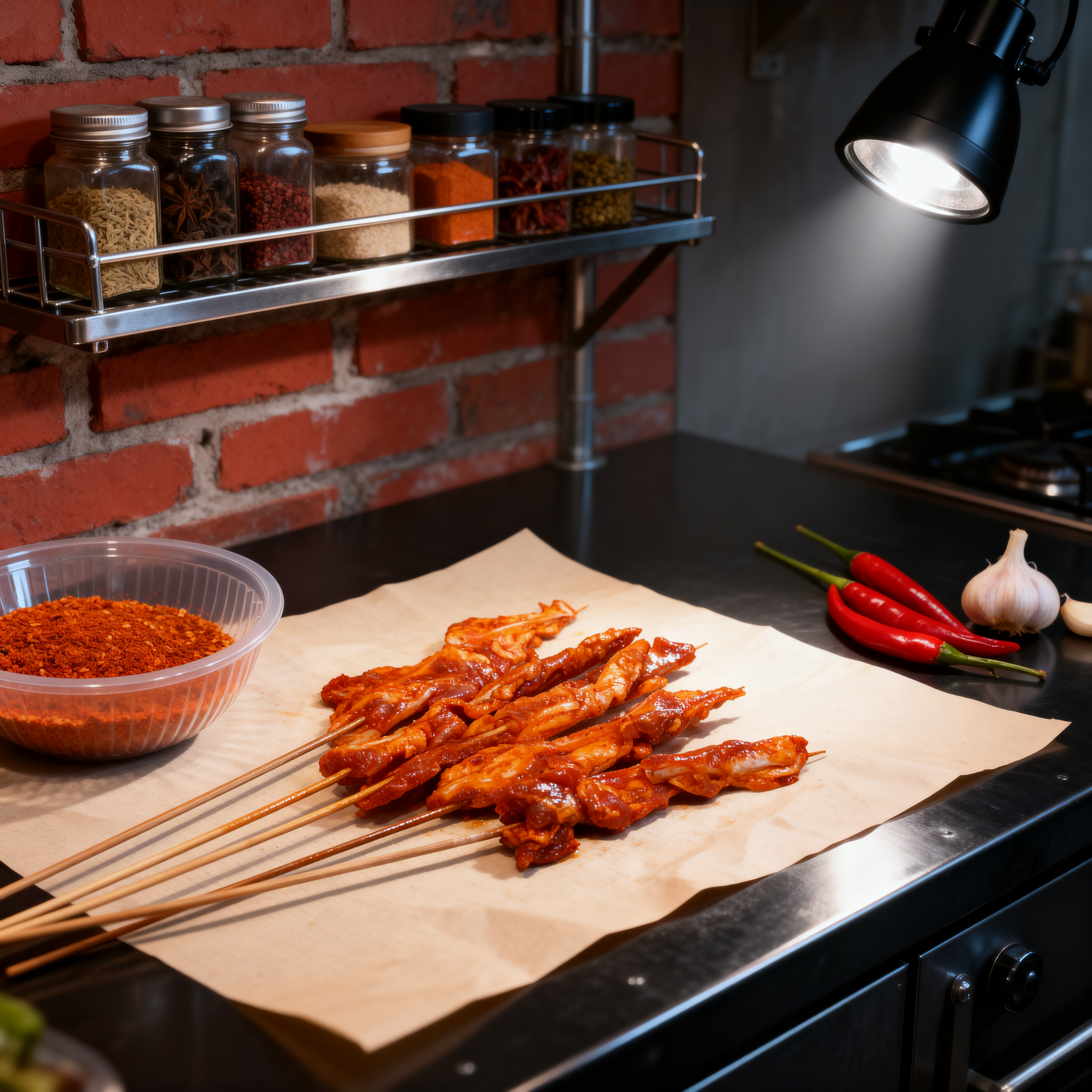 川味麻辣脆骨串新鲜猪脆骨软骨月牙骨烧烤火锅冷冻锁鲜食材生鲜