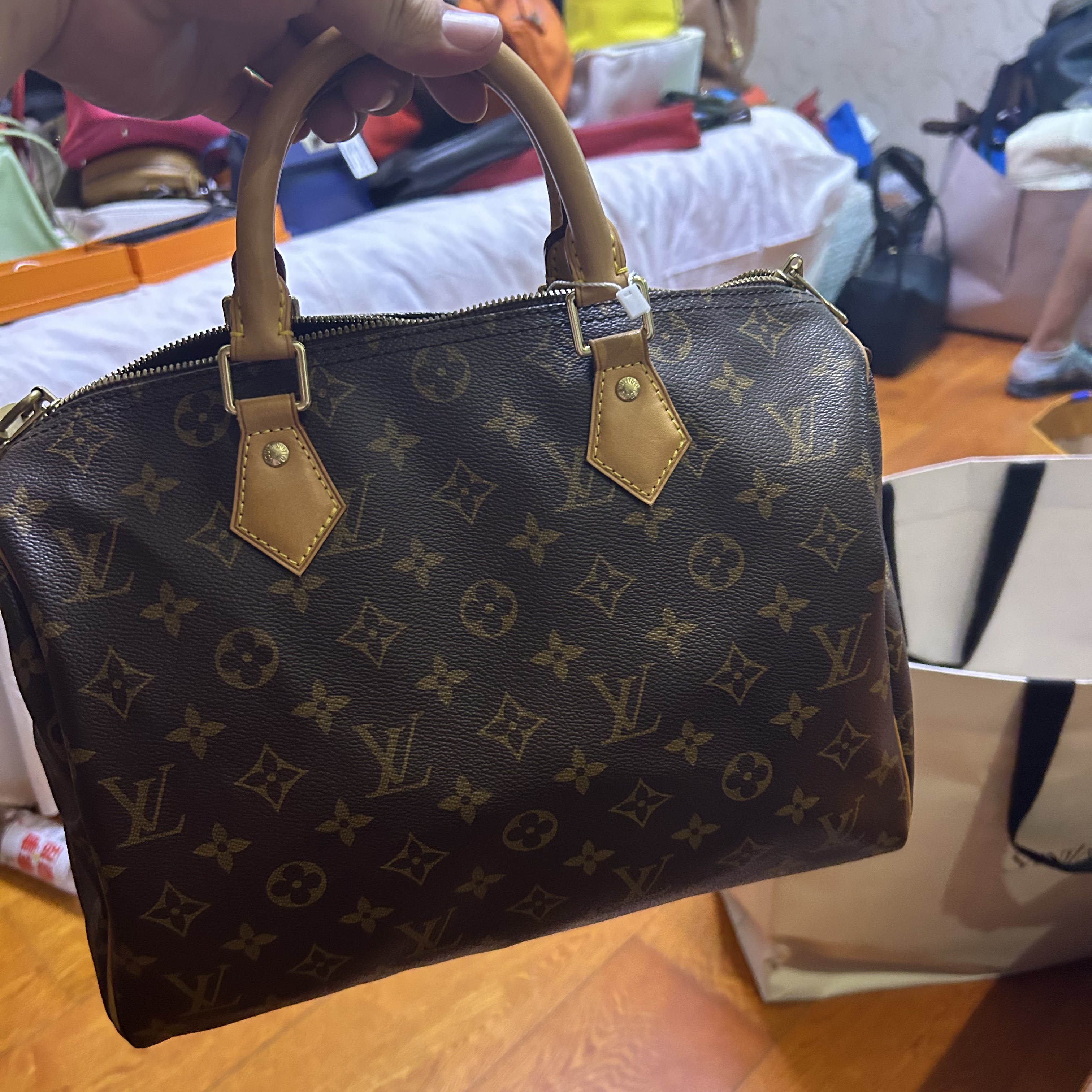 95新 LouisVuitton/路易威登 老花SP30肩带款单肩包