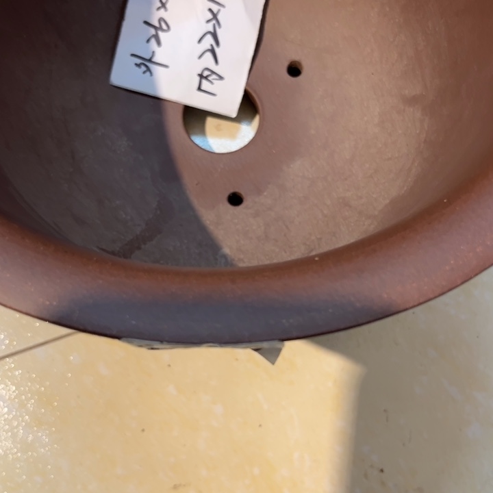 真***远紫砂花盆  紫玉金砂素面大金钟1206