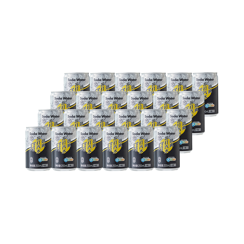 盒马 劲爽苏打汽水 200ml*24罐