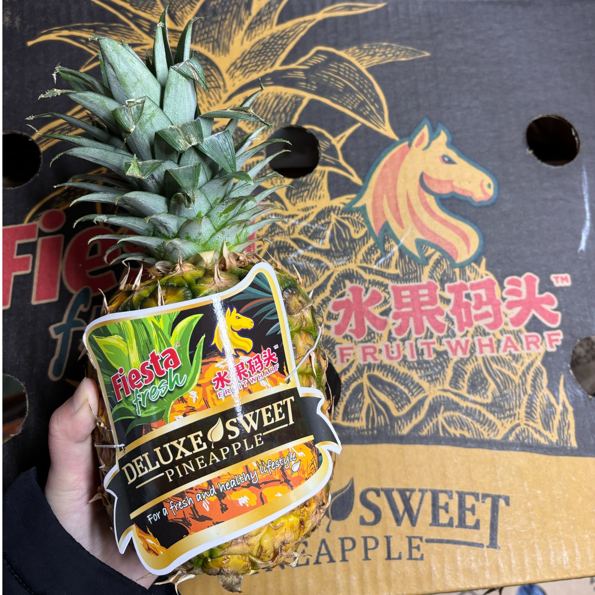 《农人老三》水果码头黄金凤梨 新鲜水果顺丰包邮金钻凤梨菲律宾共和国