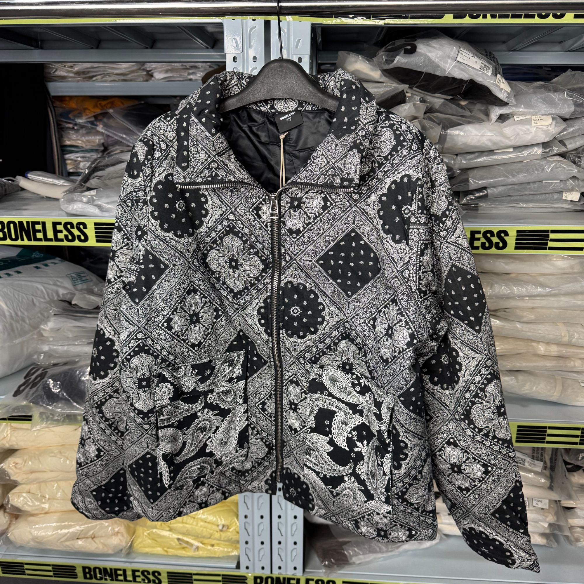 BLS腰果花棉衣K4002