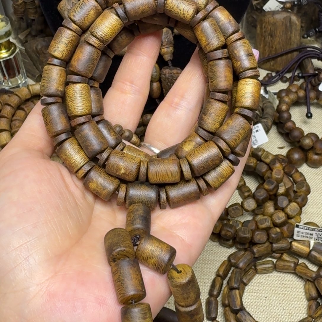 沉香手串老白棋卡9-39克多样性发货一条