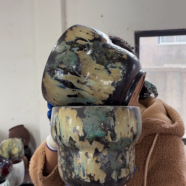 正品高19口20花盆