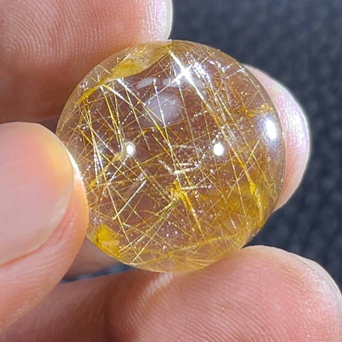 小***希颈饰发晶银S925镶嵌锁骨珠