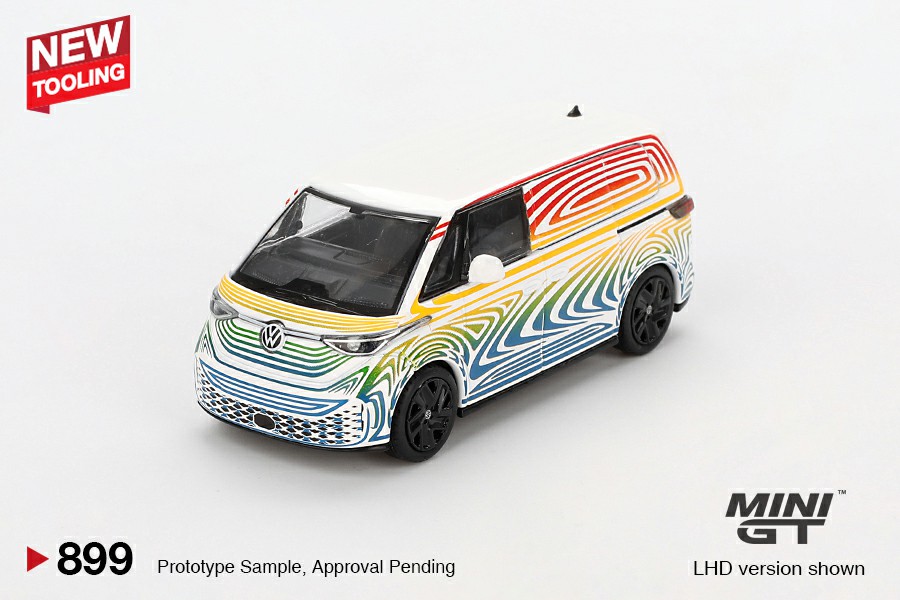 MINIGT 1:64Volkswagen ID.Buzz Prototype"Rainbow"#899合金模型