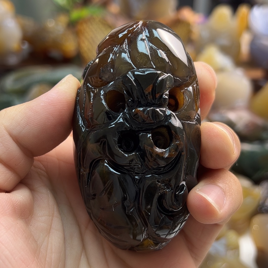 玛瑙/玉髓未镶嵌颈饰