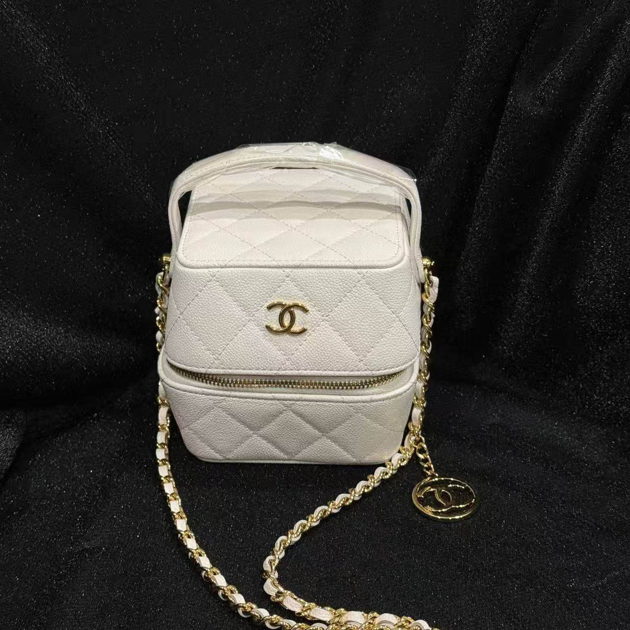未使用 Chanel/香奈儿 任意门奢品/香奈儿白金25A手柄盒子斜挎包