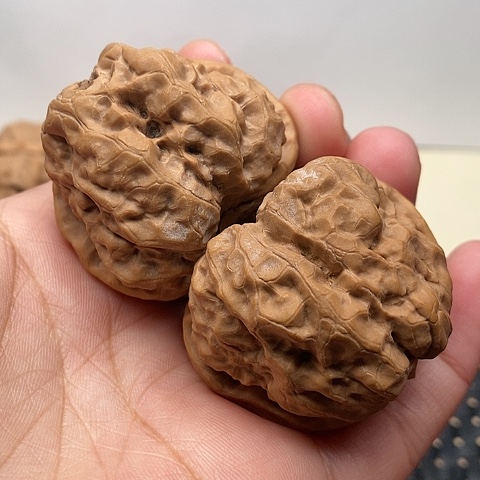 文玩核桃把件边44大蛙