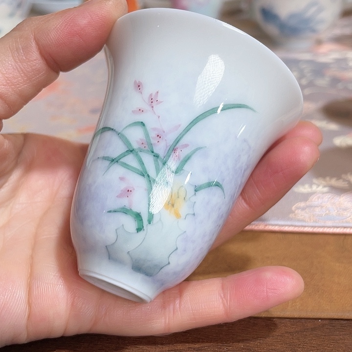 【闪购商品】兰花清供闻香杯孤品清仓