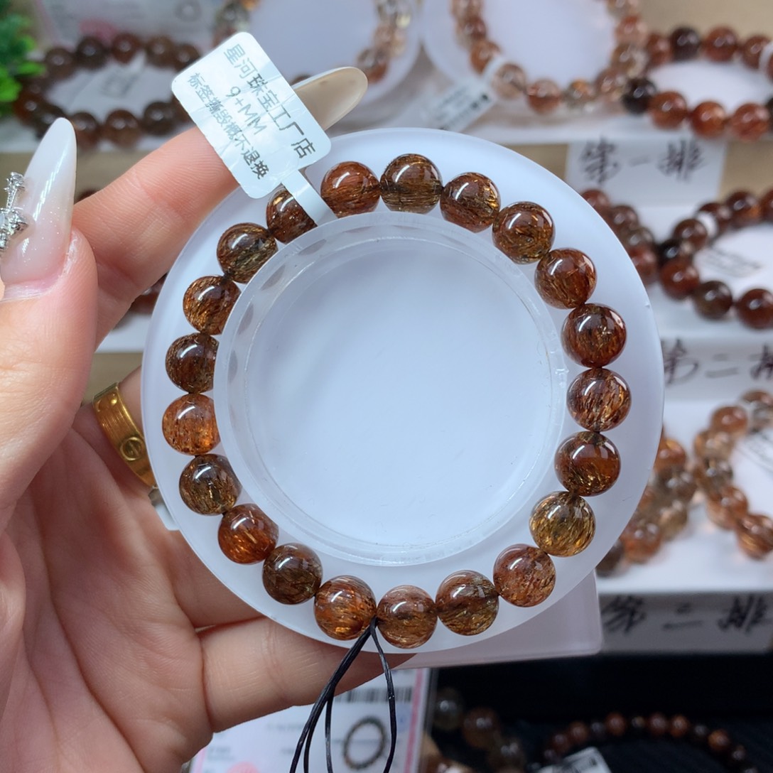 手串水晶未镶嵌黑金超七多样性发其一